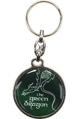 Porte-clés the lord of rings official green dragon